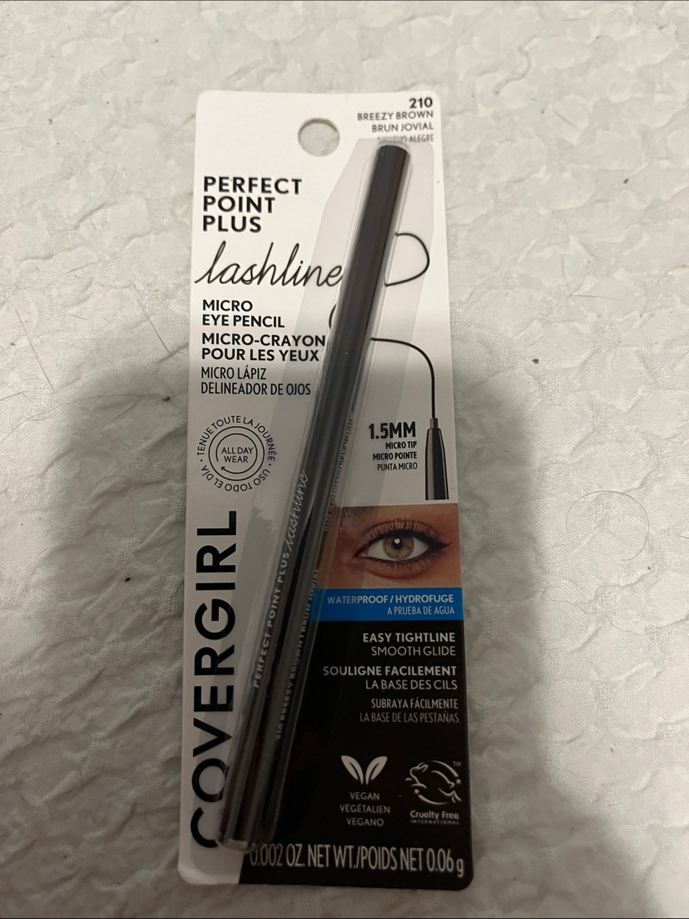 NWT Covergirl Perfect Point Plus Eyeliner 210 Breezy Brown